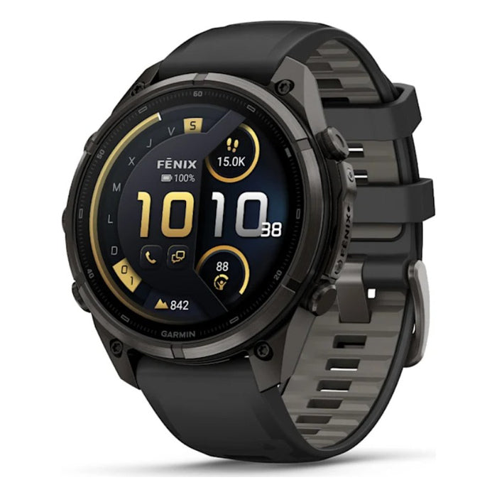 Reloj Garmin Fēnix® 9 Pro inReach® 47mm Titanio DLC gris carbón 010-04336-11