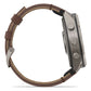 Reloj Garmin Fēnix® 9 Pro inReach® 51mm Titanio correa cuero marrón 010-04337-41