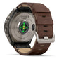 Reloj Garmin Fēnix® 9 Pro inReach® 51mm Titanio correa cuero marrón 010-04337-41