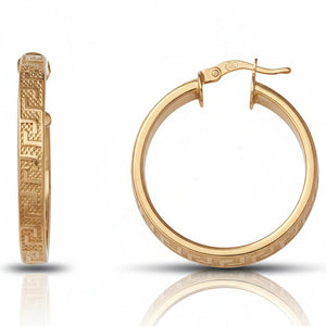 AROS ORO 18KL - 25 MM