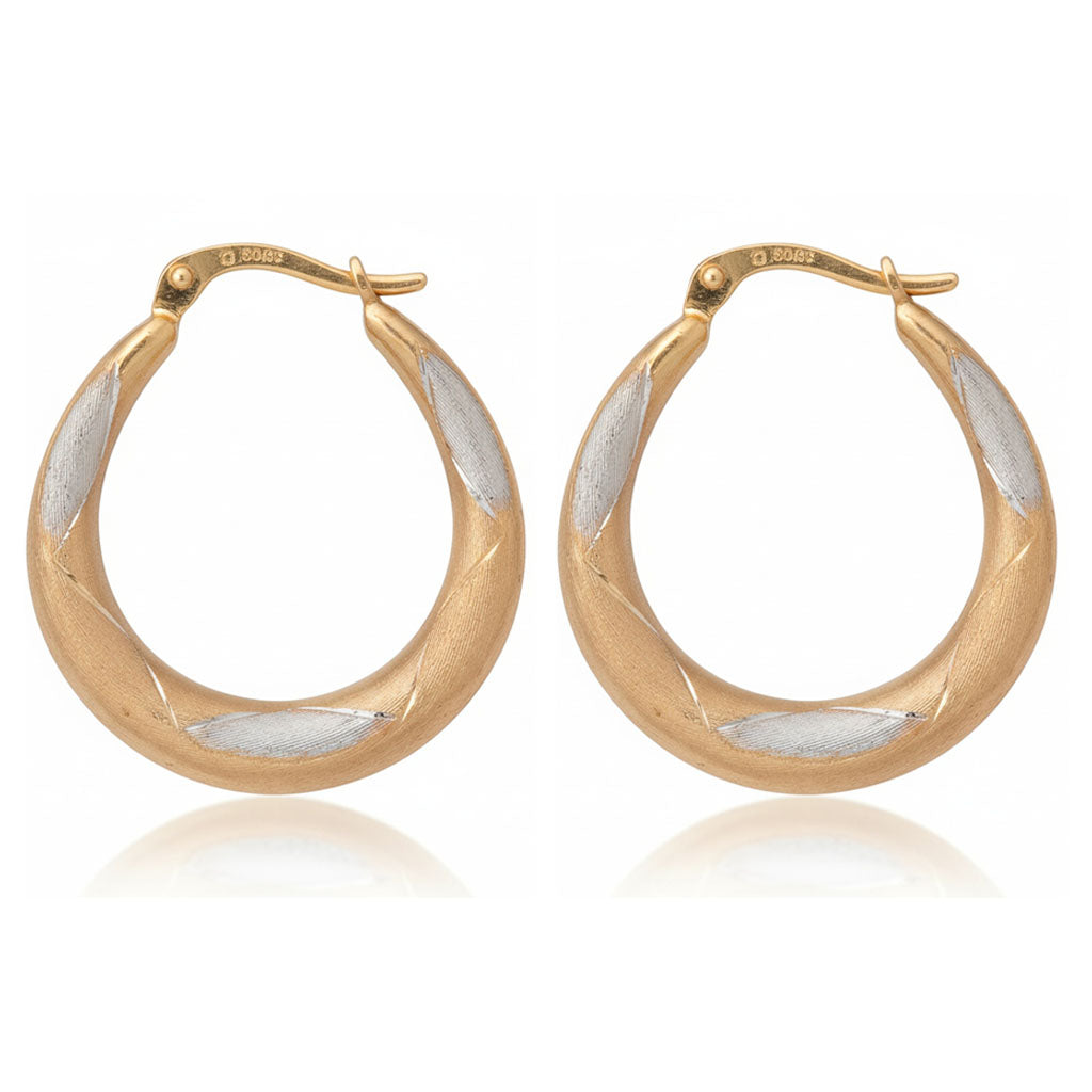 AROS ORO 18KL TRICOLOR