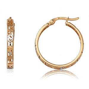 AROS ORO 18KL GRECA - 20MM