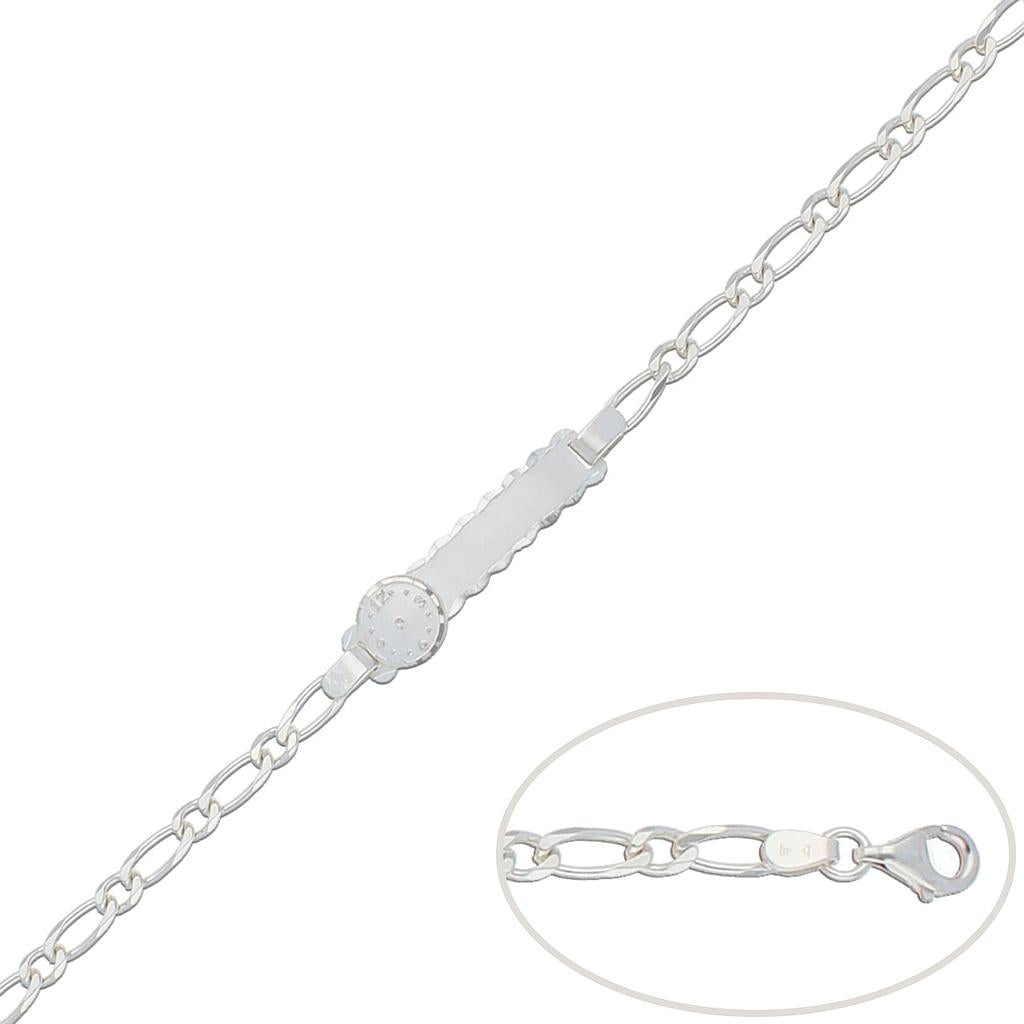 PULSERA PLATA 925MM RELOJ - 17.50CM