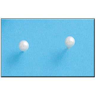 PENDIENTE PLATA 925MM PERLA SHELL - 4MM