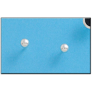 PENDIENTE PLATA 925MM BOLA 4MM