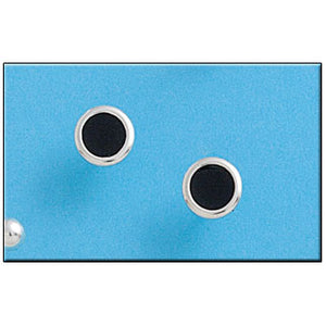 PENDIENTE PLATA 925MM CIRCULO NEGRO - 8MM