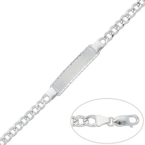 PULSERA BARBADA PLATA 925MM - 6MM