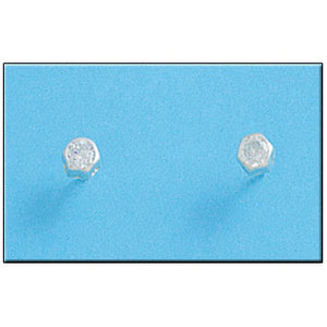 PENDIENTE PLATA 925MM HEXAGONAL MEDIANO