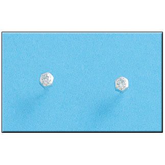 PENDIENTE PLATA 925MM HEXAGONAL PEQUEÑO