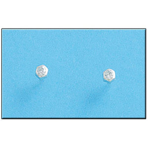 PENDIENTE PLATA 925MM HEXAGONAL PEQUEÑO