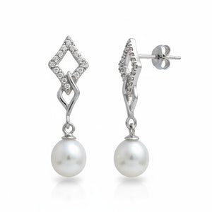 PENDIENTES PLATA 925MM PERLAS CULTIVADAS