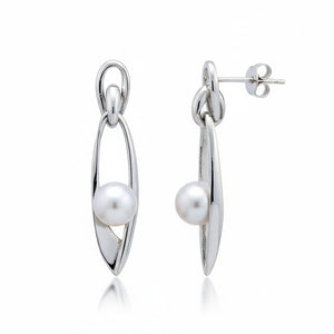 PENDIENTES PLATA 925MM PERLAS CULTIVADAS
