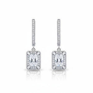 PENDIENTES PLATA 925MM CIRCONITAS