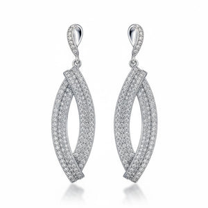 PENDIENTES PLATA 925MM CIRCONITAS
