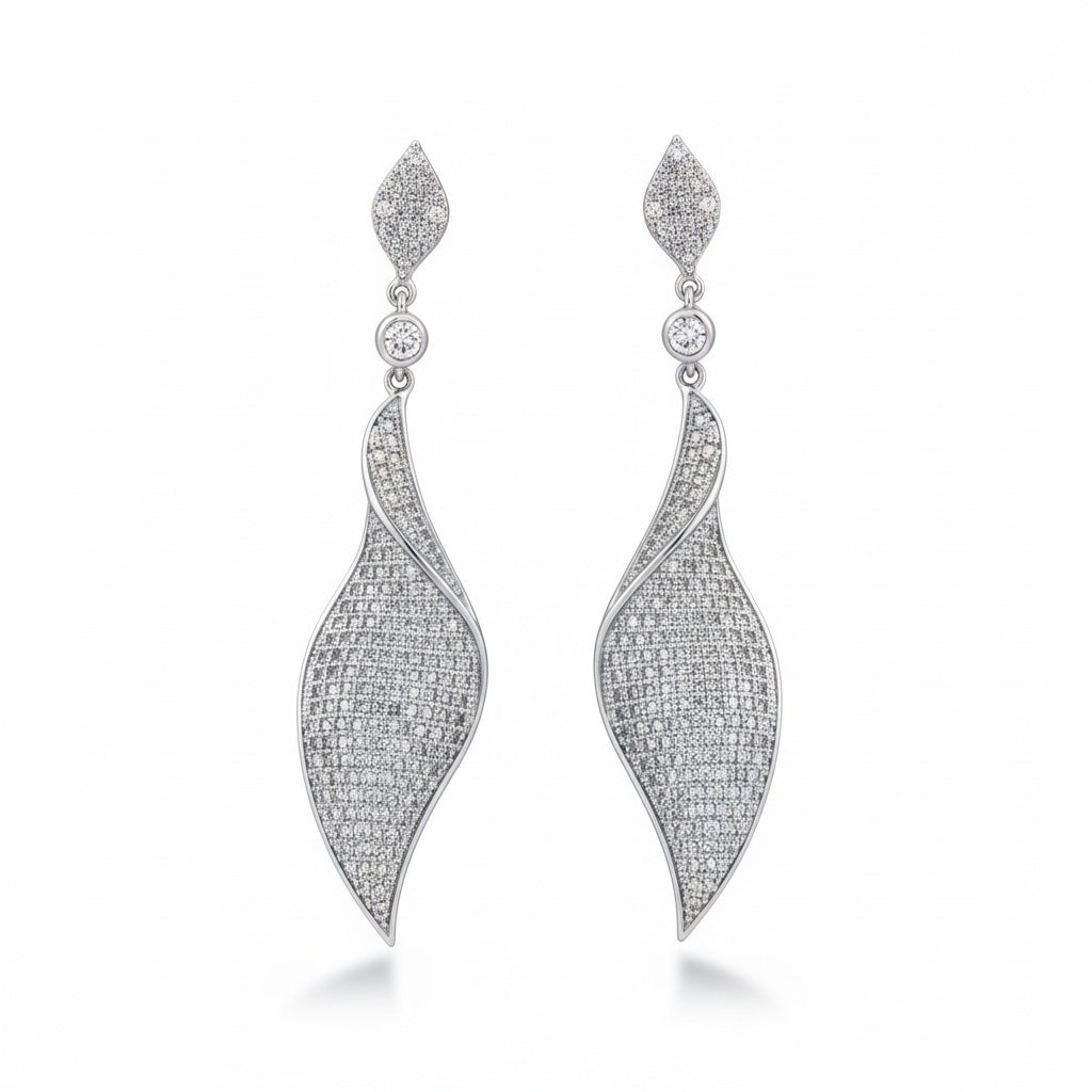 PENDIENTES PLATA 925MM CIRCONITAS