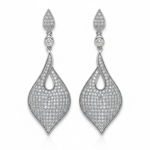 PENDIENTES PLATA 925MM CIRCONITAS