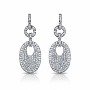 PENDIENTES PLATA 925MM CIRCONITAS