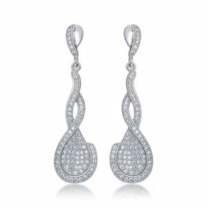 PENDIENTES PLATA 925MM CIRCONITAS