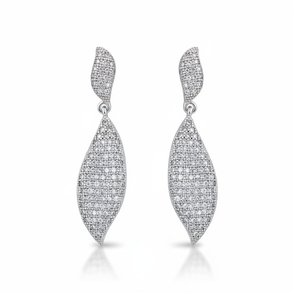 PENDIENTES PLATA 925MM CIRCONITAS