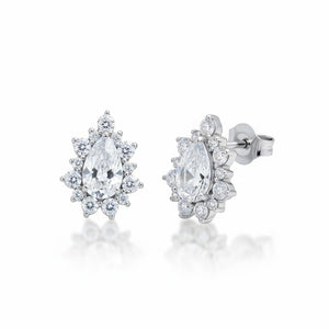 PENDIENTES PLATA 925MM LAGRIMA