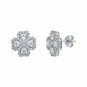 PENDIENTES PLATA 925MM CUADRADOS