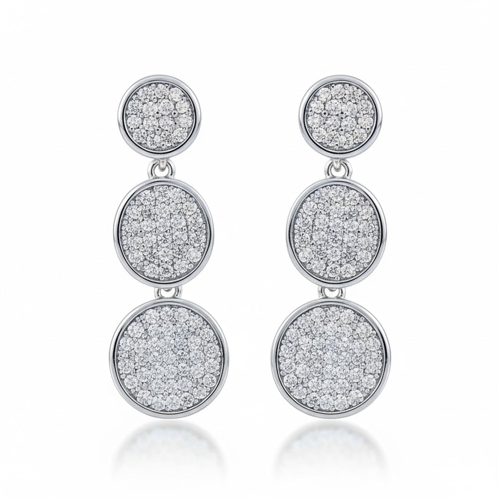 PENDIENTES PLATA 925MM CIRCULOS
