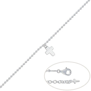 PULSERA PLATA 925MM CRUZ