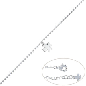 PULSERA PLATA 925MM TREBOL