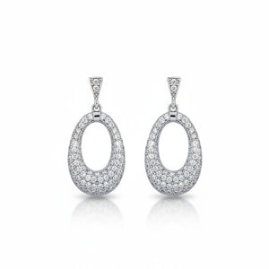 PENDIENTES PLATA 925MM CIRCONITAS