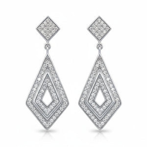 PENDIENTES PLATA 925MM CIRCONITAS
