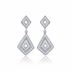 PENDIENTES PLATA 925MM CIRCONITAS
