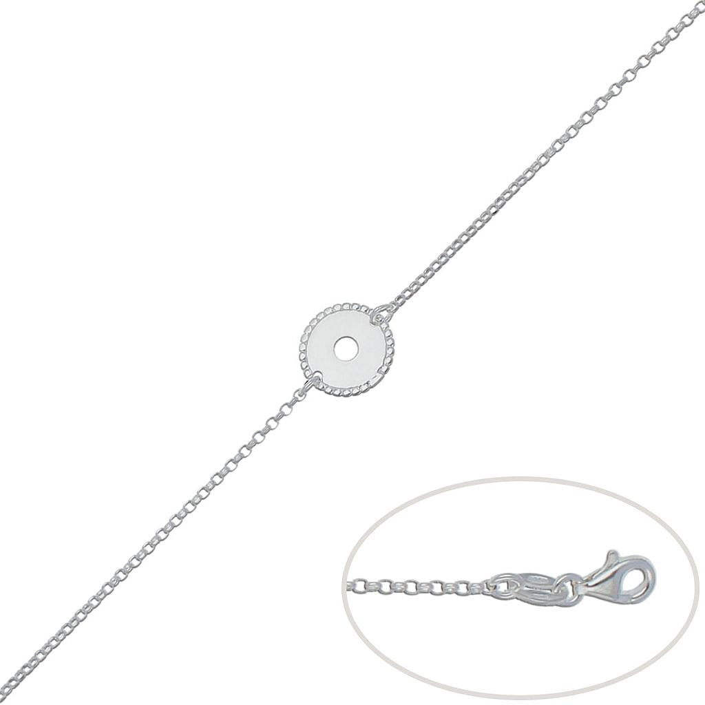 PULSERA PLATA 925MM CIRCULO