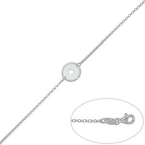 PULSERA PLATA 925MM CIRCULO