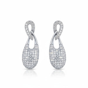 PENDIENTES PLATA 925MM CIRCONITAS