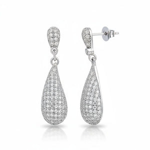 PENDIENTES PLATA 925MM CIRCONITAS