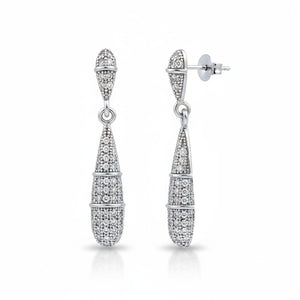 PENDIENTES PLATA 925MM CIRCONITAS