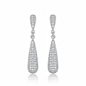 PENDIENTES PLATA 925MM CIRCONITAS
