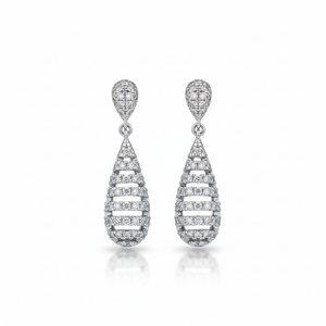 PENDIENTES PLATA 925MM CIRCONITAS