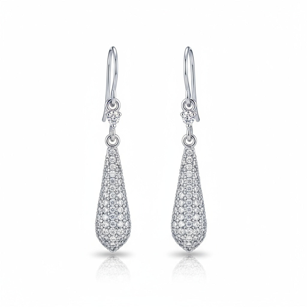PENDIENTES PLATA 925MM CIRCONITAS