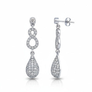 PENDIENTES PLATA 925MM CIRCONITAS
