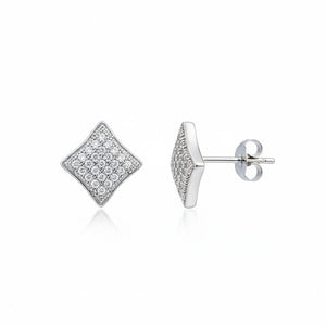 PENDIENTES PLATA 925M CUADRADO