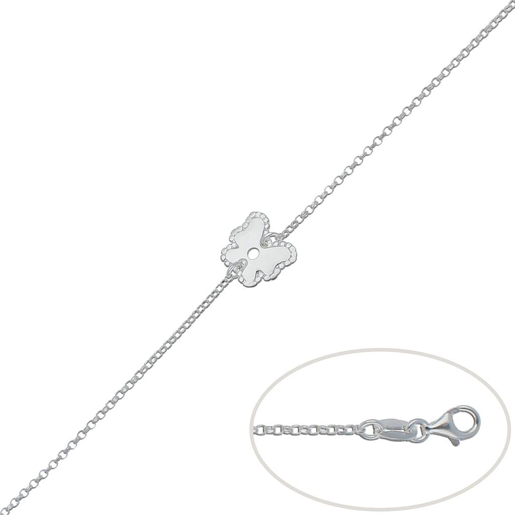 PULSERA PLATA 925MM MARIPOSA