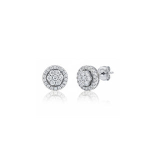 PENDIENTES REDONDO CIRCONITAS PLATA 925MM