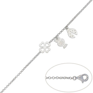 PULSERA PLATA 925MM DE LA SUERTE