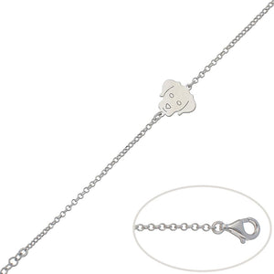 PULSERA PLATA 925MM PERRO