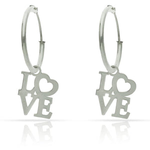 AROS PLATA 925MM LOVE - 12MM