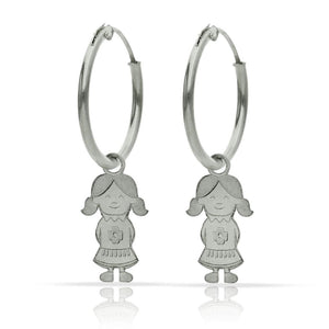 AROS PLATA 925MM NIÑA - 12MM