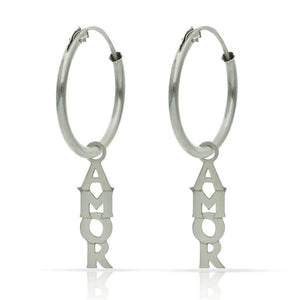 AROS PLATA 925MM AMOR - 12MM