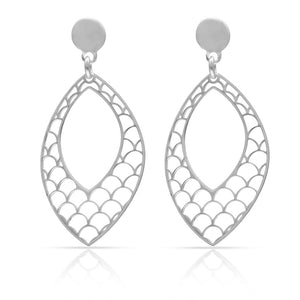 PENDIENTES PLATA 925MM CALADOS
