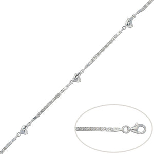 PULSERA PLATA 925MM POLLITOS